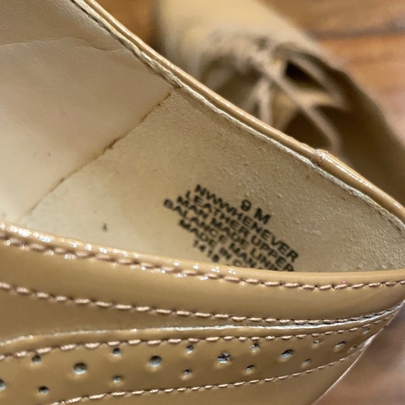 Nine west Women's Tan Oxford Shoes women’s size 9 - Picture 8 of 9